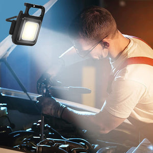 Outdoor USB Mini Alloy Keychain Light Home Emergency Night Light Car Repair Light Camping Light - Zambeel