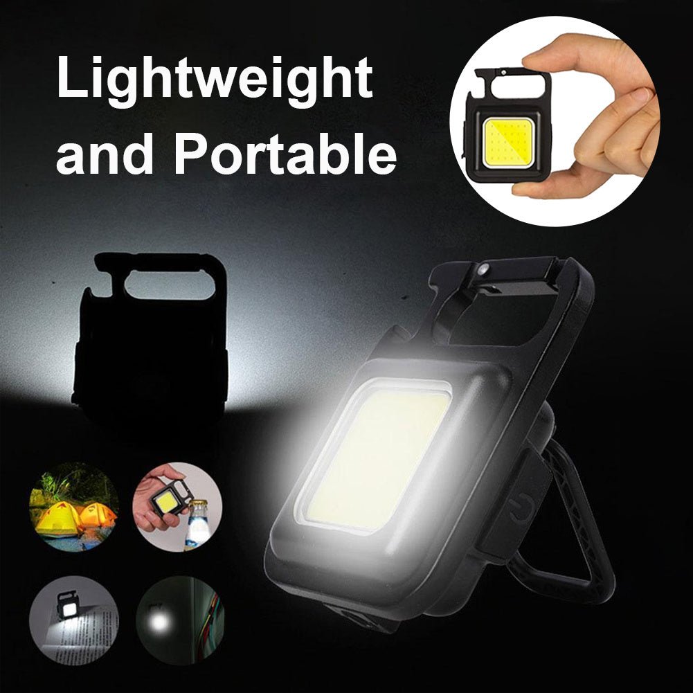 Outdoor USB Mini Alloy Keychain Light Home Emergency Night Light Car Repair Light Camping Light - Zambeel