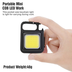 Outdoor USB Mini Alloy Keychain Light Home Emergency Night Light Car Repair Light Camping Light - Zambeel