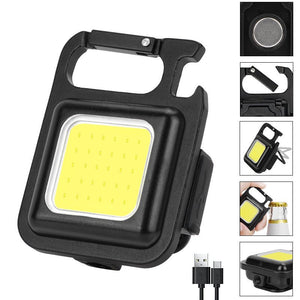 Outdoor USB Mini Alloy Keychain Light Home Emergency Night Light Car Repair Light Camping Light - Zambeel