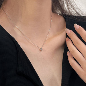 Oval Egg Necklace For Women Niche Collarbone Chain - Zambeel