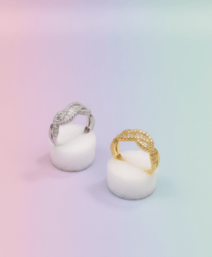 Oval Halo Crystal Ring - Zambeel