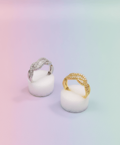 Oval Halo Crystal Ring - Zambeel