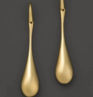 Oversized Punk - style Long Teardrop Earrings From Europe And The US - Zambeel