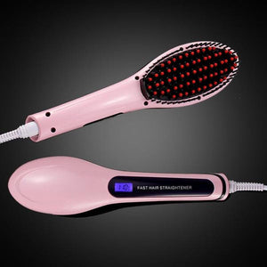 Paddle Brush Hair Straightener - Zambeel