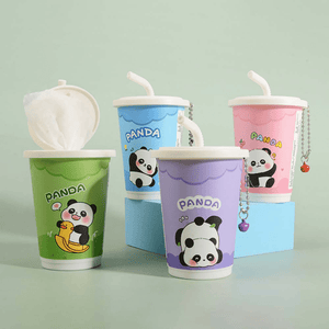 Panda Mini Makeup Wipes Can - Zambeel