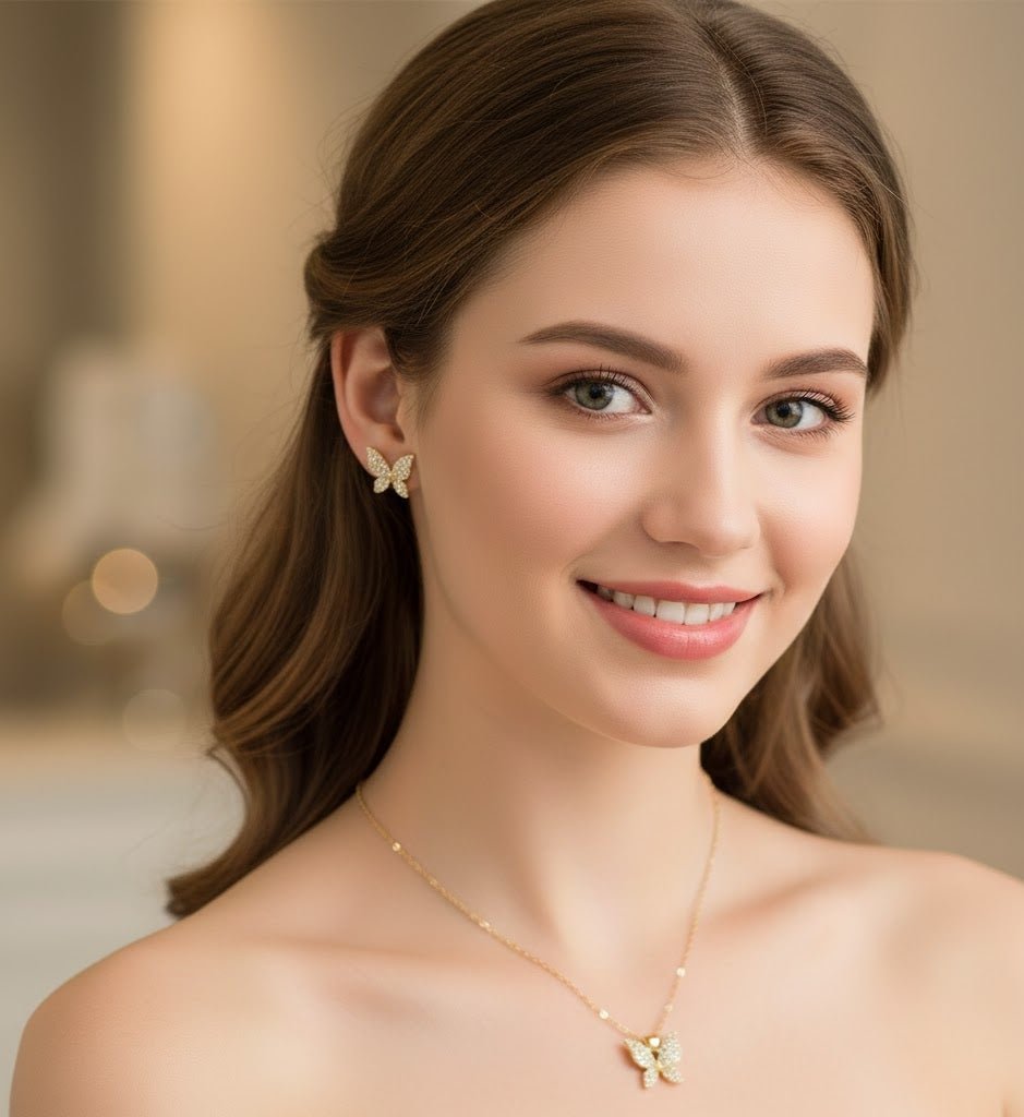 Pave Butterfly Set - Zambeel