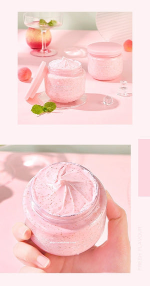 Peach Cream Body Scrub Cream - Zambeel