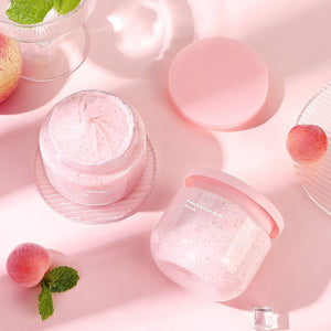 Peach Cream Body Scrub Cream - Zambeel