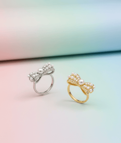 Pearl Bow Ring - Zambeel