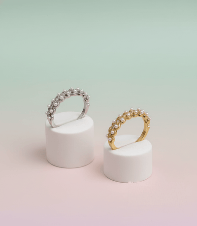 Pearl Cluster Ring - Zambeel