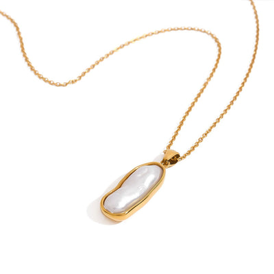 Pearl Necklace Accessory A Light - luxury High - end Collarbone Chain - Zambeel