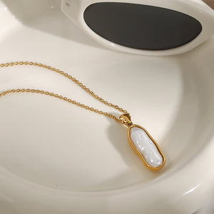 Pearl Necklace Accessory A Light - luxury High - end Collarbone Chain - Zambeel
