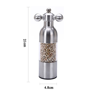 Pepper Mill Gadgets Pepper and Salt Grinder Grinding 4 Color Garlic Grinding Spice Grinder Kitchen Creative Tools BBQ Accessory - Zambeel