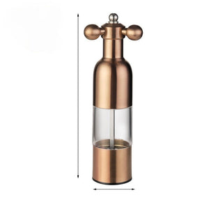 Pepper Mill Gadgets Pepper and Salt Grinder Grinding 4 Color Garlic Grinding Spice Grinder Kitchen Creative Tools BBQ Accessory - Zambeel