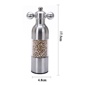 Pepper Mill Gadgets Pepper and Salt Grinder Grinding 4 Color Garlic Grinding Spice Grinder Kitchen Creative Tools BBQ Accessory - Zambeel
