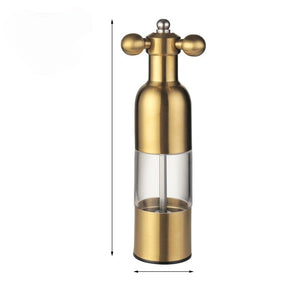 Pepper Mill Gadgets Pepper and Salt Grinder Grinding 4 Color Garlic Grinding Spice Grinder Kitchen Creative Tools BBQ Accessory - Zambeel