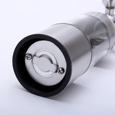 Pepper Mill Gadgets Pepper and Salt Grinder Grinding 4 Color Garlic Grinding Spice Grinder Kitchen Creative Tools BBQ Accessory - Zambeel