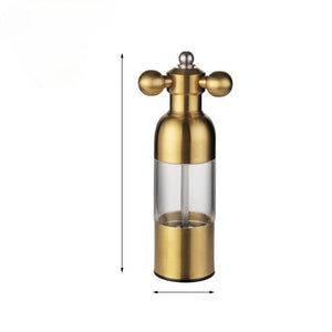 Pepper Mill Gadgets Pepper and Salt Grinder Grinding 4 Color Garlic Grinding Spice Grinder Kitchen Creative Tools BBQ Accessory - Zambeel