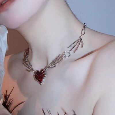 Personalized Street Style Trendy Heart Pendant Necklace - Zambeel
