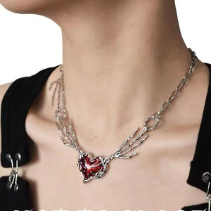 Personalized Street Style Trendy Heart Pendant Necklace - Zambeel