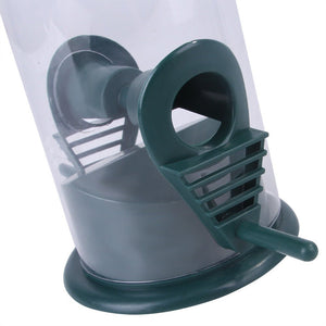 Pet Bird Feeder Feed Station Hanging Garden Plastic Birds Food Dispenser Feeders Outdoor Tree Garden Decoration - Zambeel
