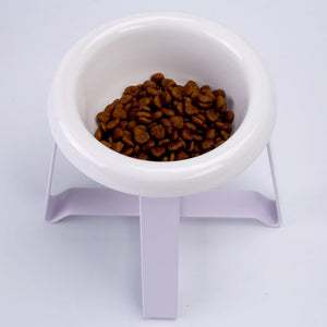 Pet Bowls Creative Antislip Cat Feeding Bowl Cat Food Bowl With Iron Stand 2 In 1 Pet Food Water Feeder Pet Feeding Supplies - Zambeel