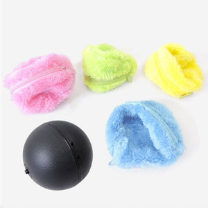Pet Electric Toy Ball Automatic Pet Plush Ball - Zambeel
