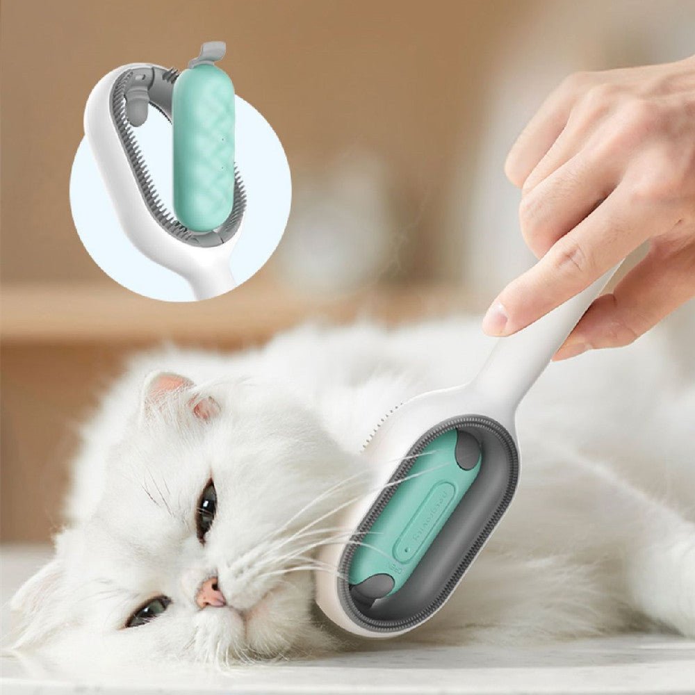 Pet Grooming Brush Dematting Dog Comb Cat Brush To Remove Floating Hair Sticky Hair With Tank Pet Cleaning Supplies - Zambeel