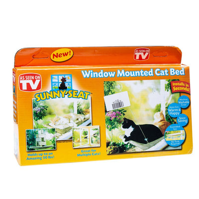 Pet Hanging Beds Cat Sunny Window Seat Mount Hammock Comfortable Cat Shelf Seat - Zambeel