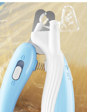 Pet Nail Clippers Dog Nail Clippers Cat Nail Clippers LED Electric Nail Grinder Pet Supplies LED Light Pet Nail Clippers - Zambeel