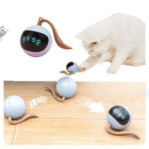 Pet Smart Interactive Colorful LED Rotating Ball - Zambeel