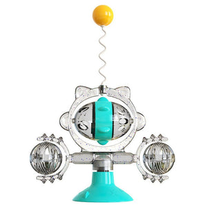 Pet Supplies Cat Pinwheel Toy Sucker Leaky Ball - Zambeel