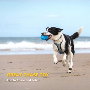 Pet Supplies Dog Toys Rubber Sounding Rugby Wear - Resistant Bite - Resistant Sounding Dog Ball - Zambeel