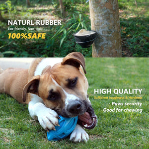 Pet Supplies Dog Toys Rubber Sounding Rugby Wear - Resistant Bite - Resistant Sounding Dog Ball - Zambeel