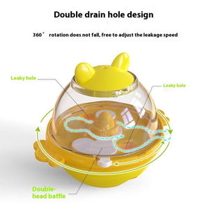 Pet Supplies Tumbler Dog Leakage Food Feeder Pets Toys Pet Products - Zambeel