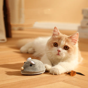Pet Toy Electric Mouse Cat Stick - Zambeel