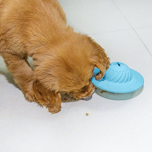 Pets Biting Toys Multi - function Leaking Device Flying Disk - Zambeel