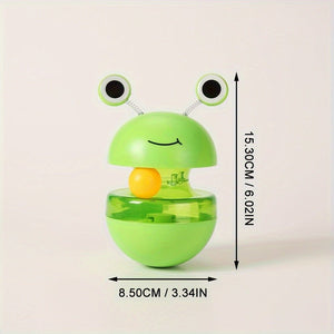 Pets Cat Toy Frog Tumbler Food Dropping Ball Pet Products - Zambeel