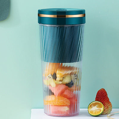 Portable Blender Mini Home Fruit Juicer Cup Wireless USB Electric Fruit Juice Machine - Zambeel
