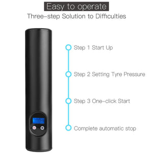 Portable Car Air Pumps Electric Tire Inflator Car Bike Bicycle Pump Auto Car Wireless Inflatable Pump - Zambeel