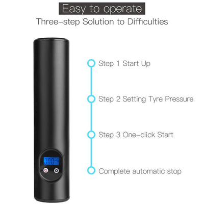 Portable Car Air Pumps Electric Tire Inflator Car Bike Bicycle Pump Auto Car Wireless Inflatable Pump - Zambeel