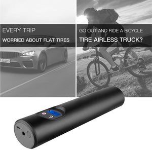 Portable Car Air Pumps Electric Tire Inflator Car Bike Bicycle Pump Auto Car Wireless Inflatable Pump - Zambeel