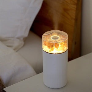 Portable Crystal Aromatherapy Humidifier USB Wireless Aroma Essential Oil Diffuser Humidificador With Atmosphere Lamp Home - Zambeel