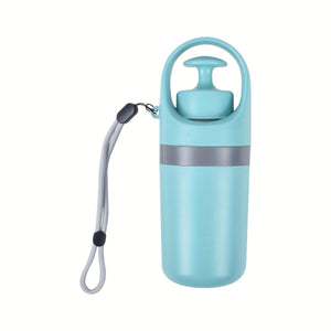 Portable Dog Poop Scooper, Sanitary Dog Waste Picker Upper With Bag Dispenser, Convenient Pet Waste Cleaner For Dog Walkers, Attachable To Dog Leash, Harness Or Waist - Zambeel