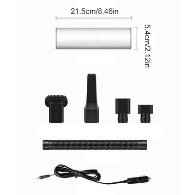 Portable Handheld Vacuum Cleaner 120W Car Charger - Zambeel
