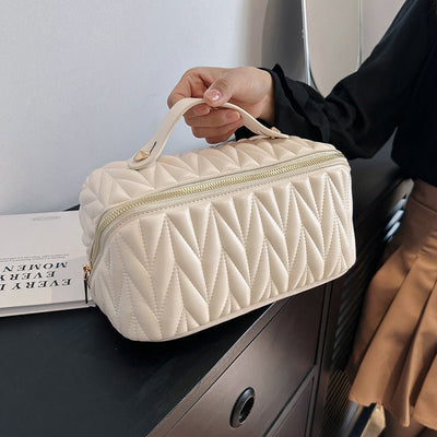 Portable High - grade Elastic Soft Surface Pillow Bag Travel Cosmetics Storage - Zambeel