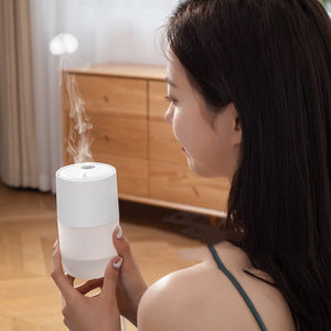 Portable Home Car USB Charging Desktop Office Small Silent Jellyfish Elf Moisturizing Humidifier - Zambeel