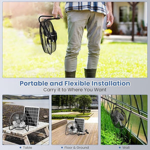 Portable Metal Floor Fan - Zambeel
