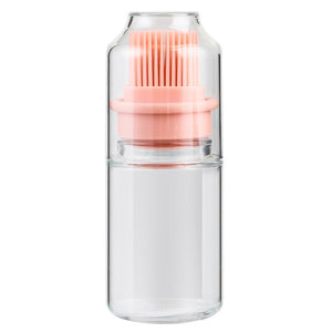 Portable Oil Bottle with Brush Silicone Barbecue Liquid Gadgets High - temperature Kitchen Baking Pastry Barbecue BBQ Tool - Zambeel
